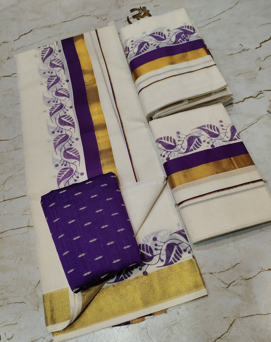 Pure cotton kasavu