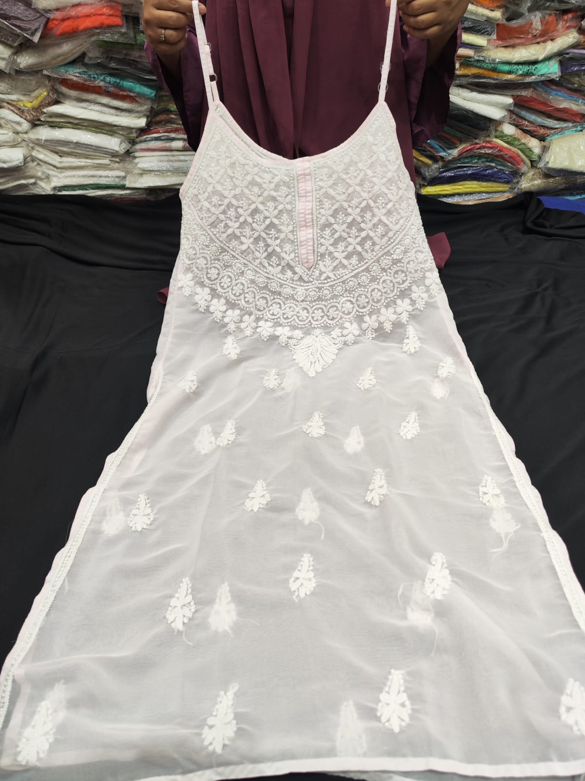 Chivirta | Chikankari Spaghetti Kurta