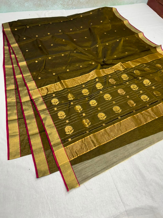 Chanderi cotton silk 