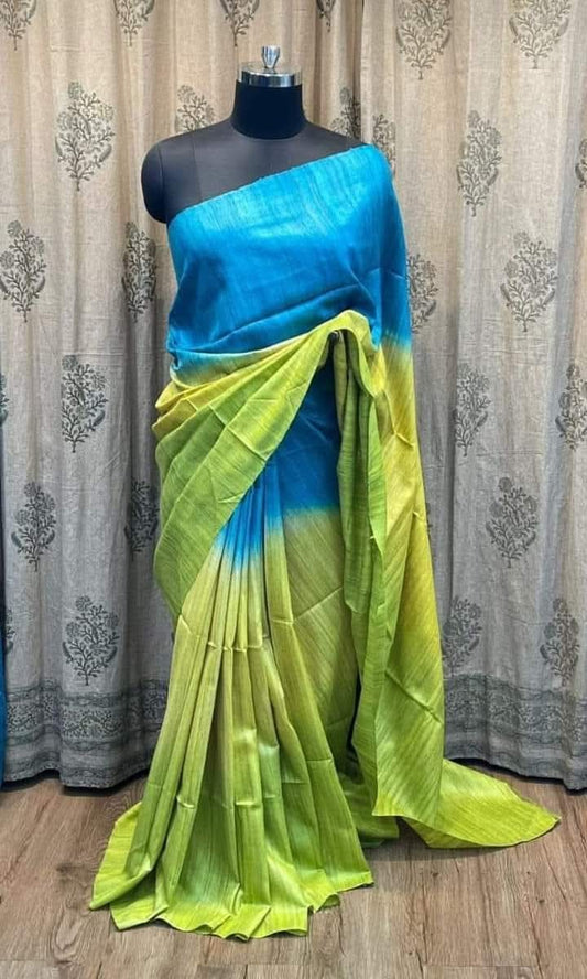 Crahani | Tussar Ghicha Dyed Saree