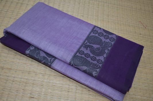 Chettinadu Cotton Saree in Purple