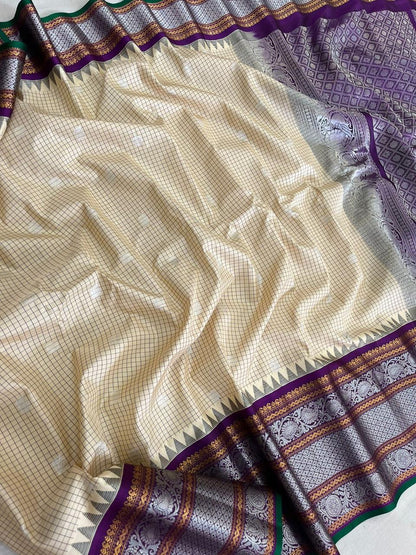 Dhulipala Gadwal | Gadwal Sarees in pure Silk