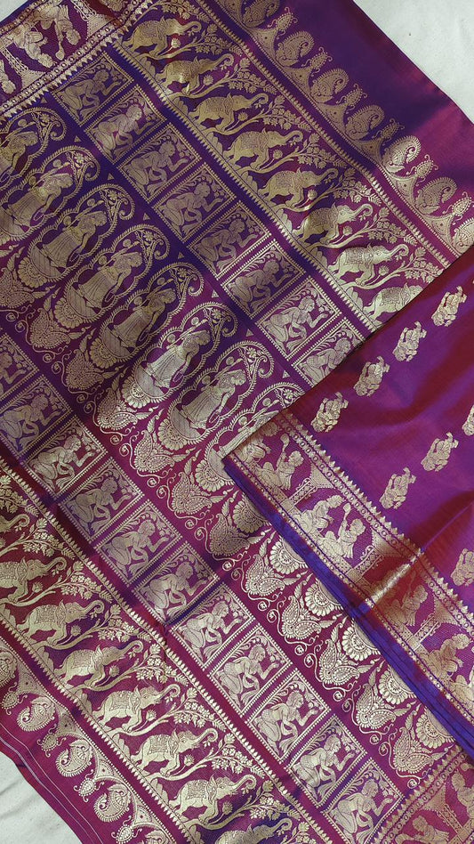 Balurina | Meenakari baluchari saree