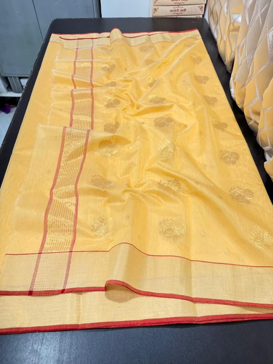 Chandrithaa | Cotton Silk Chanderi Saree