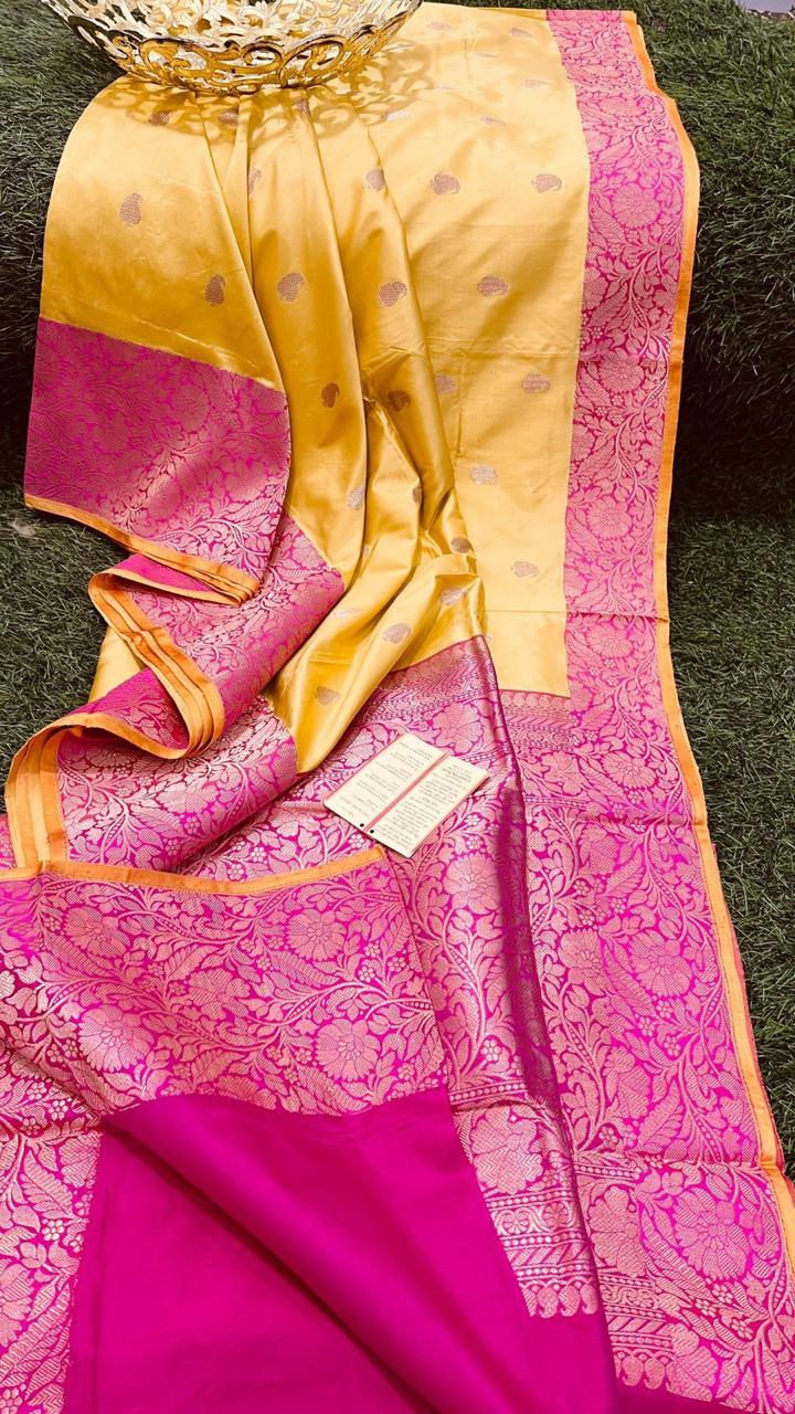 Bina-katan-silk | Banarasi Sarees in Katan Silk