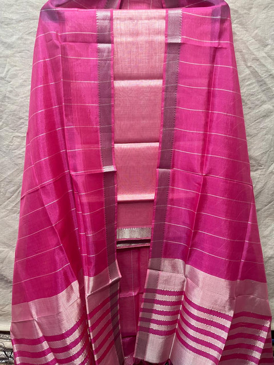 Kamala-mangalagiri-pattu-dress-material | Mangalagiri-Pattu-Dress-Material