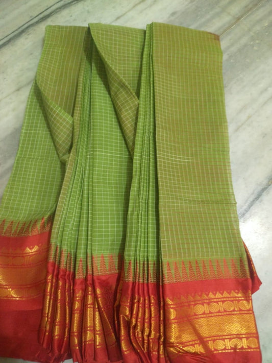 cotton gadwal sarees no blouse rich pallav