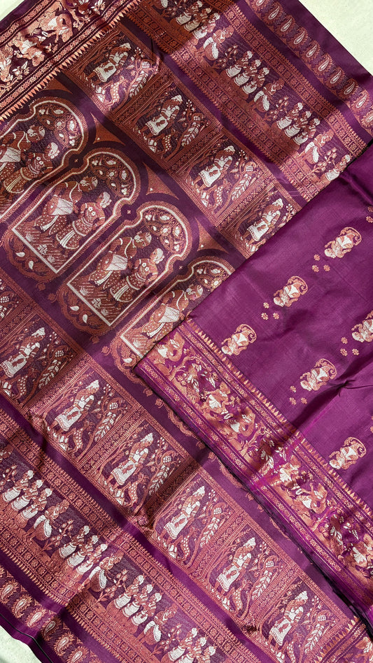Swarnachari Saree, Silk with blouse piece with silkmark