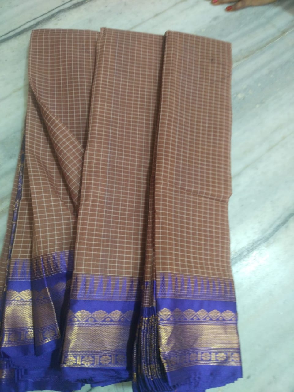 cotton gadwal sarees no blouse rich pallav