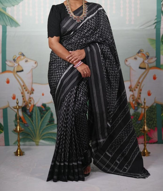 Sarangi-ikkat-silk-saree | Ikkat-silk-saree