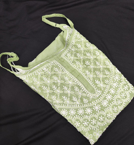 Chiravi | Chikankari Spaghetti Kurta