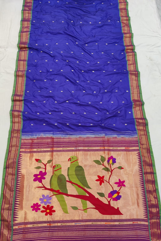 Pravitha | Yeola Paithani Pure Silk Saree