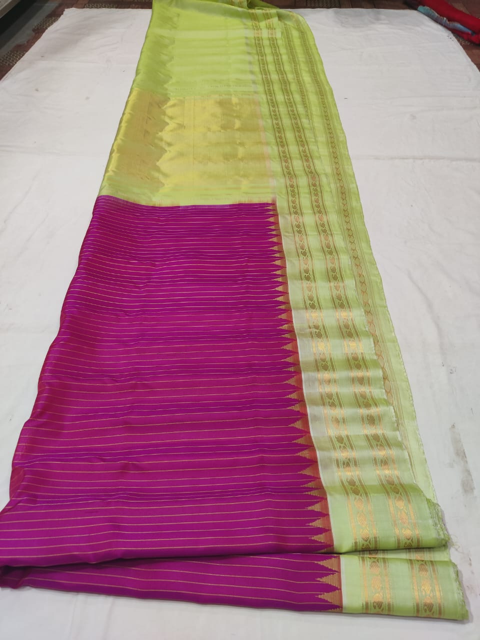 Gujarathi Gadwal | Gadwal Sarees in pure Silk