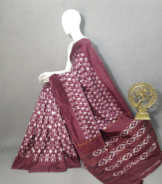 Hurnav | Pochampally Ikat Silk Saree