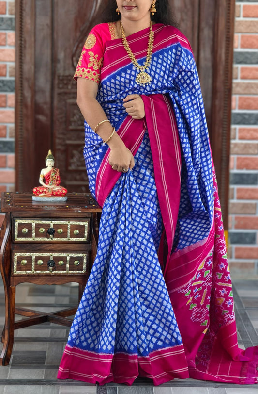 Ilamathi | Pochampally Ikat silk saree