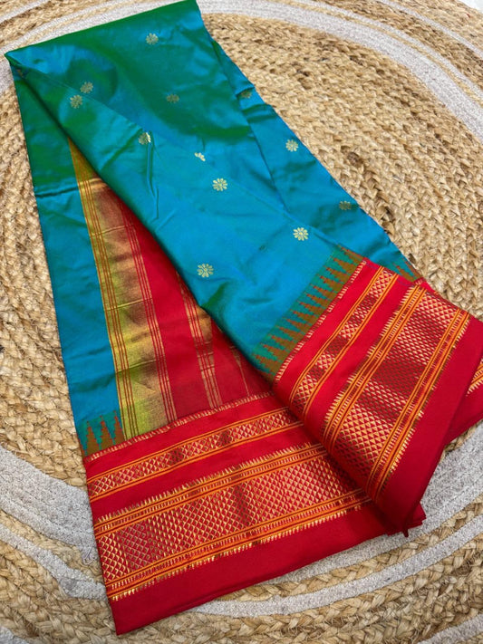 *All New Colours* 

*Exclusive silk ilkal saree*
*Pure silk korvai temple border* with *body butta* design superior quality ilkal saree & contrast blouse 
6.10mtrs length 
Full body pure silk 
Border, pallu & blouse semi silk
