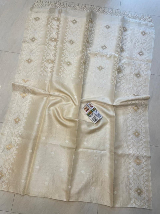 Jasmine | Tussar Jamdani