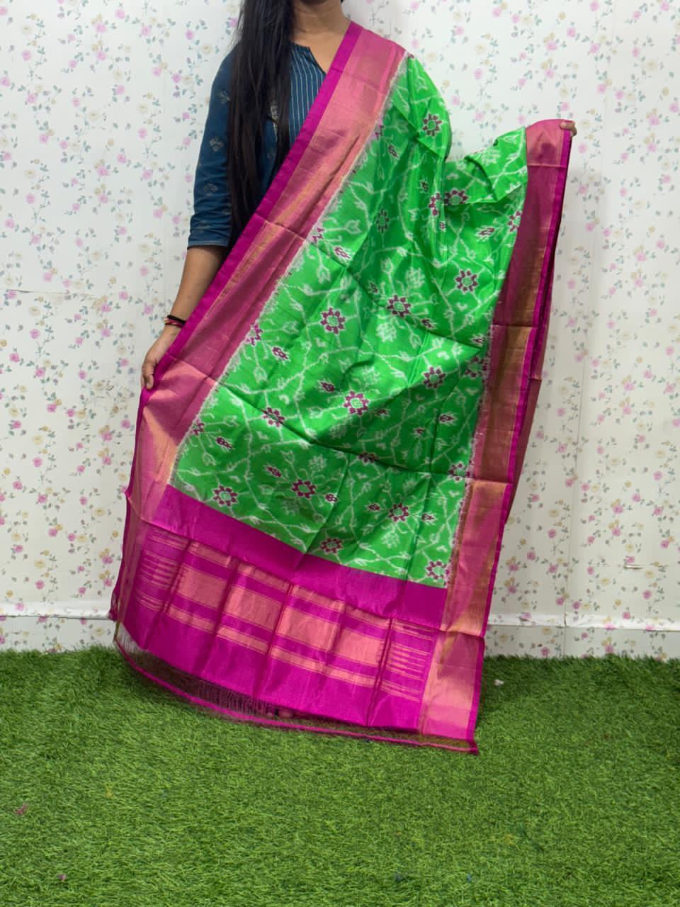 Ilt | Ikat Pure Silk Dupatta
