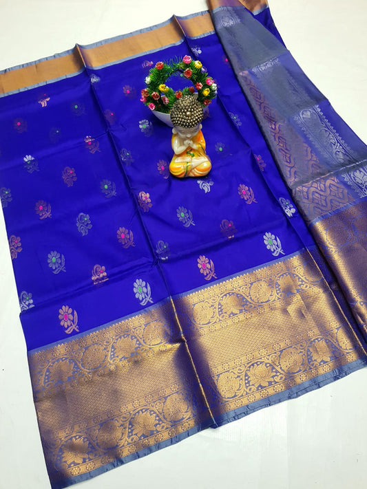 🌹uppada pattu🌹
💐🌹 Kanchi border Kalanjali buta sarees 
 🌹Good quality 💐👌👌👌
 Fabric: uppada pattu/pattu 💐💐