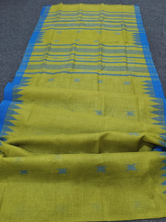 Authentic handloom
 monipuri cotton saree
With bp
