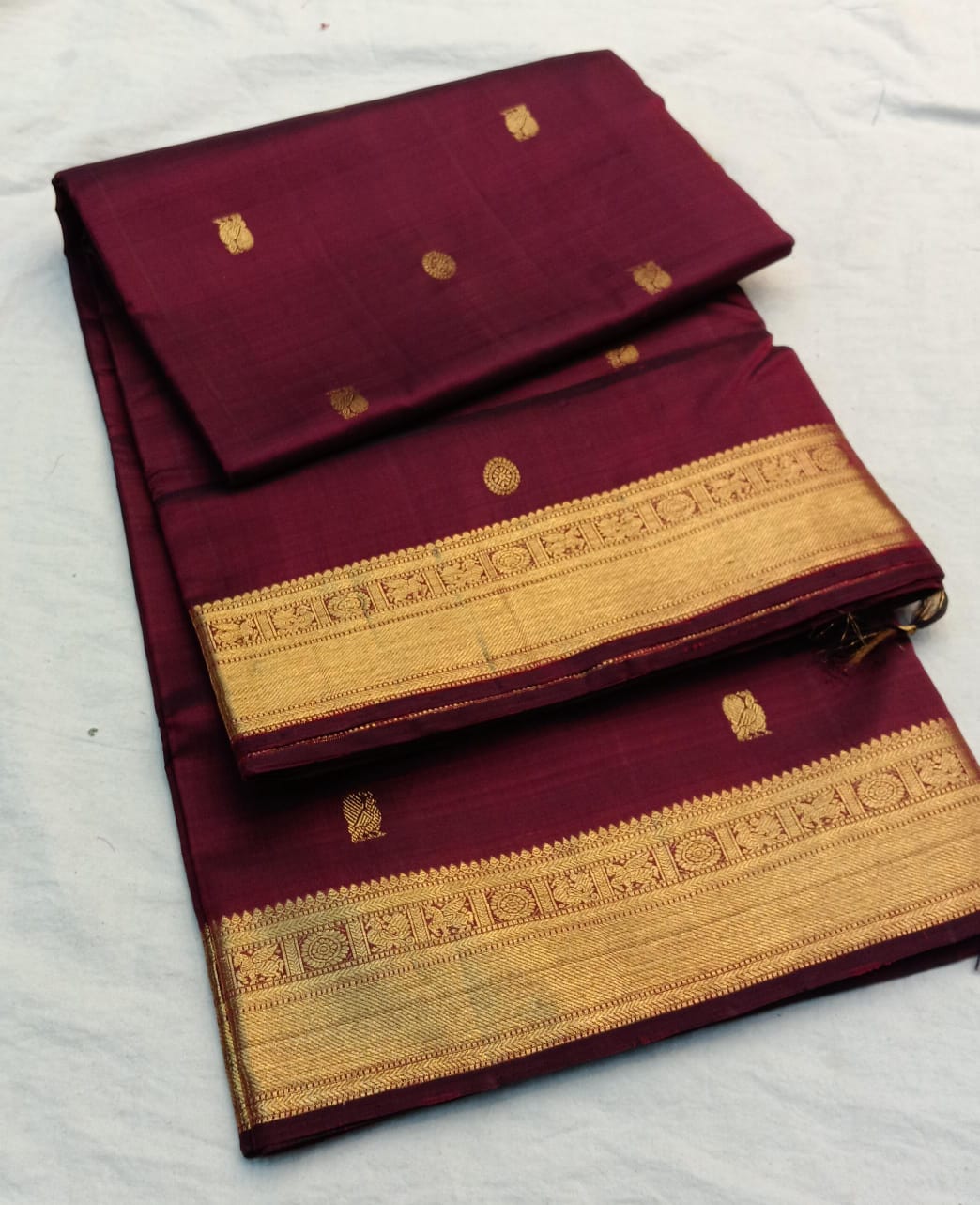 9 yards pure silk kanchipuram saree