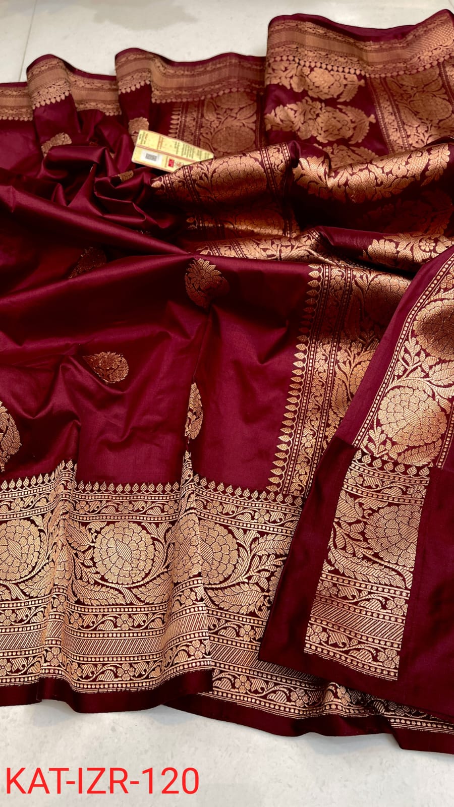 Bishrima | Katan Silk Banarasee Saree
