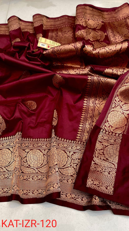 Bishrima | Katan Silk Banarasee Saree