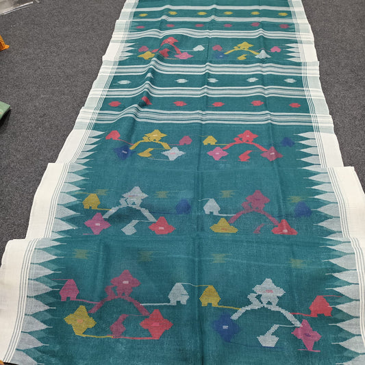 Authentic handloom 
monipuri cotton saree
With bp
