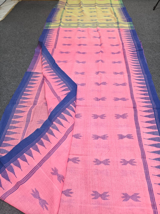 Handloom manipuri cotton saree
With bp