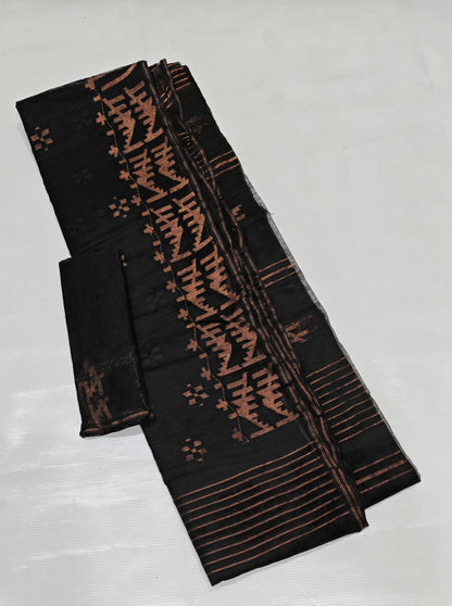 Damyanti | Cotton Silk Dhakai Saree