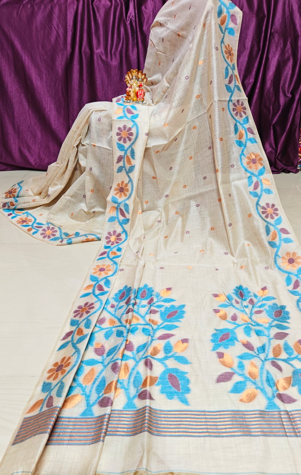 Teja | Pure tussar jamdani saree