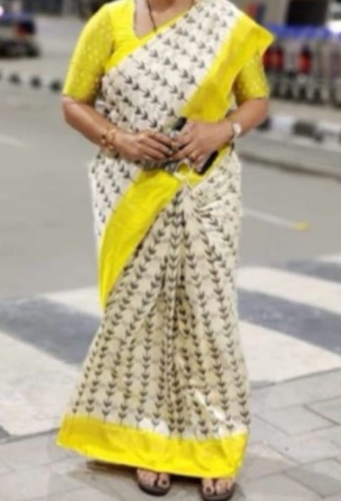 Ilavenba | Pochampally Ikkat silk saree