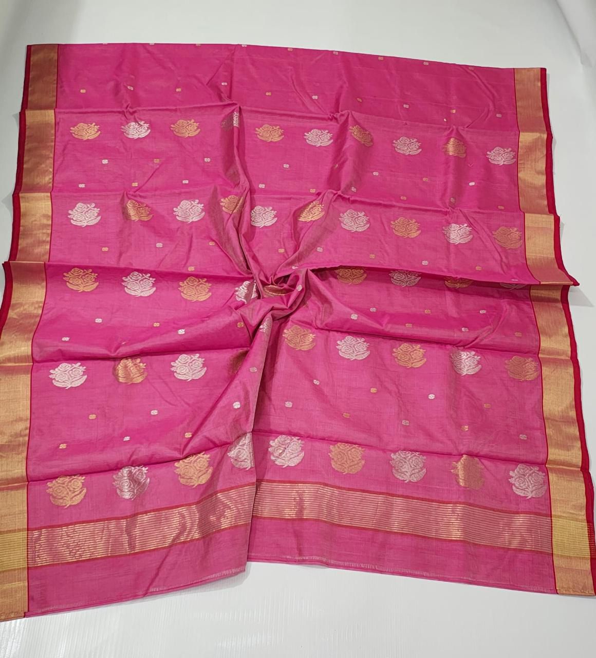 Chandram | Cotton Silk Chanderi Saree