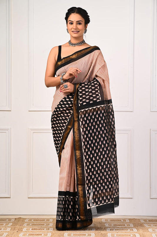 🍁new arrival🍁
Naspal pomegranate print 
👌Maheswari silk saree👌
Hand block printed Maheswari silk sarees with blouse
Size- 6.5 with blouse
Quality- silk by silk
Approx weight- 470 gram
👉Pure hand block
 