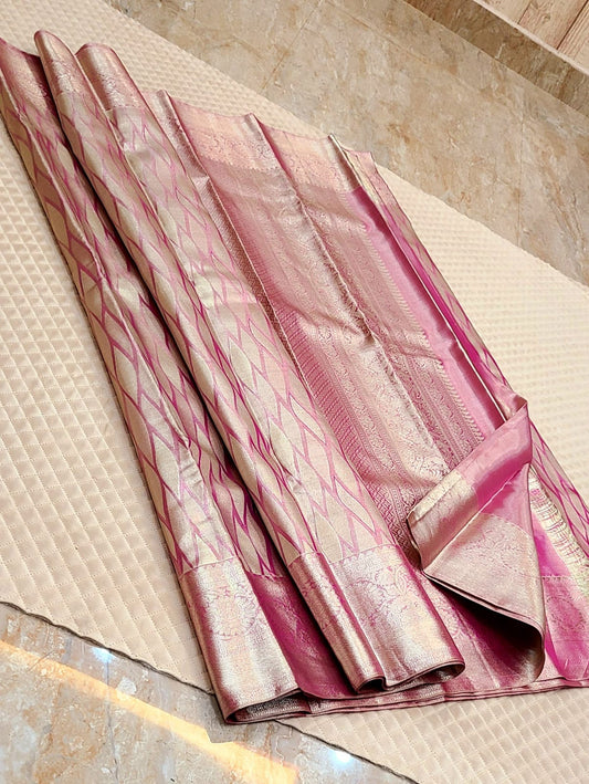 *100% PURE  KANCHIPURAM HANDWOVEN PREMIUM QUALITY 2G TISSUE BRIDAL SILK SAREES*

*2 GRAM GOLD PURE ZARI WEAVING*
*SILK MARK CERTIFICATE ATTACHED*

Own manufacturing unit from kanchipuram 

Video call shopping available