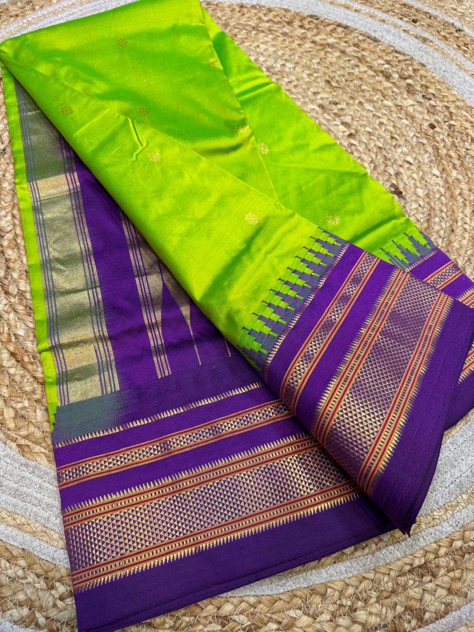 *All New Colours* 

*Exclusive silk ilkal saree*
*Pure silk korvai temple border* with *body butta* design superior quality ilkal saree & contrast blouse 
6.10mtrs length 
Full body pure silk 
Border, pallu & blouse semi silk
