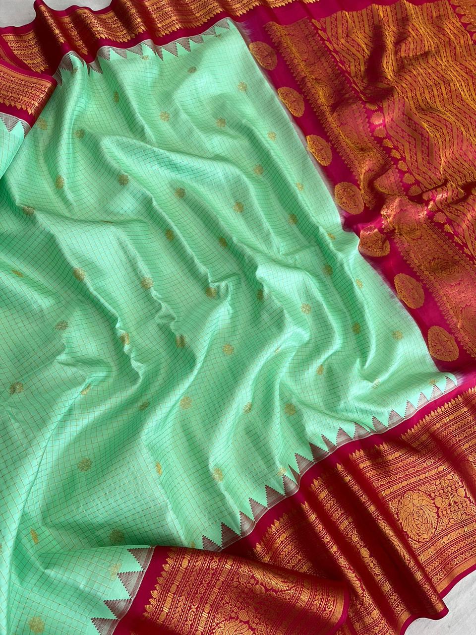 Azmi Gadwal | Gadwal Sarees in pure Silk