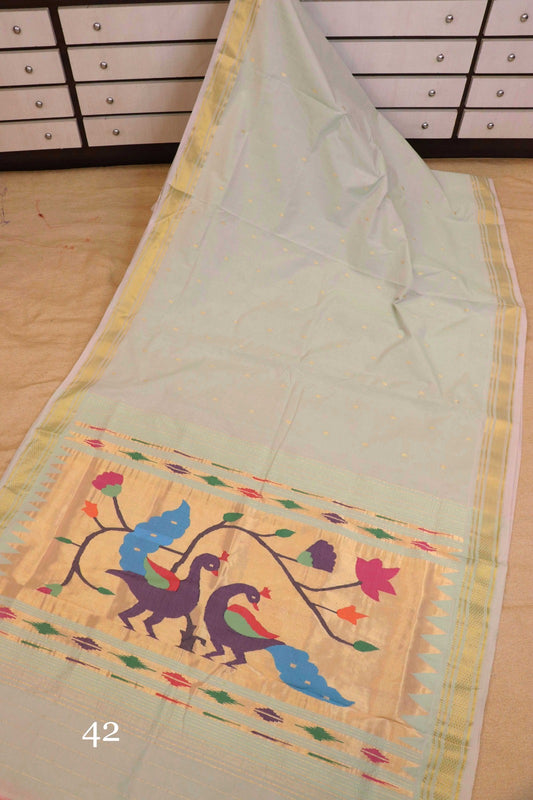 Samyuktha | Cotton Handloom Paithani Saree