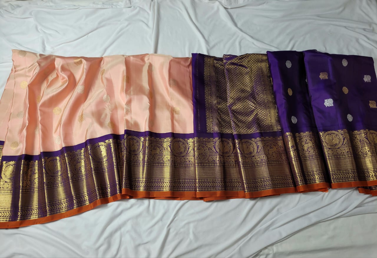 Abhmala | Pure Pattu Gadwal Sarees
