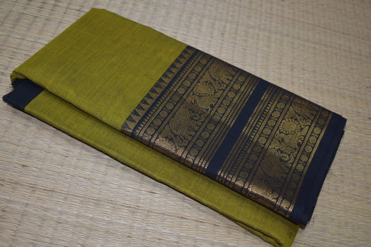 Chettinadu Cotton Saree in Green