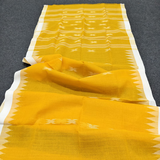 Authentic handloom
 monipuri cotton saree
With bp
