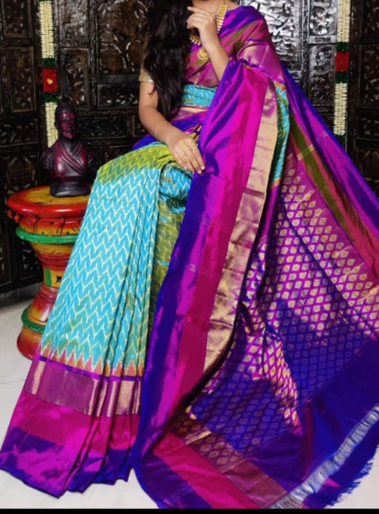Ishvitha | Pochampally Ikkat silk saree