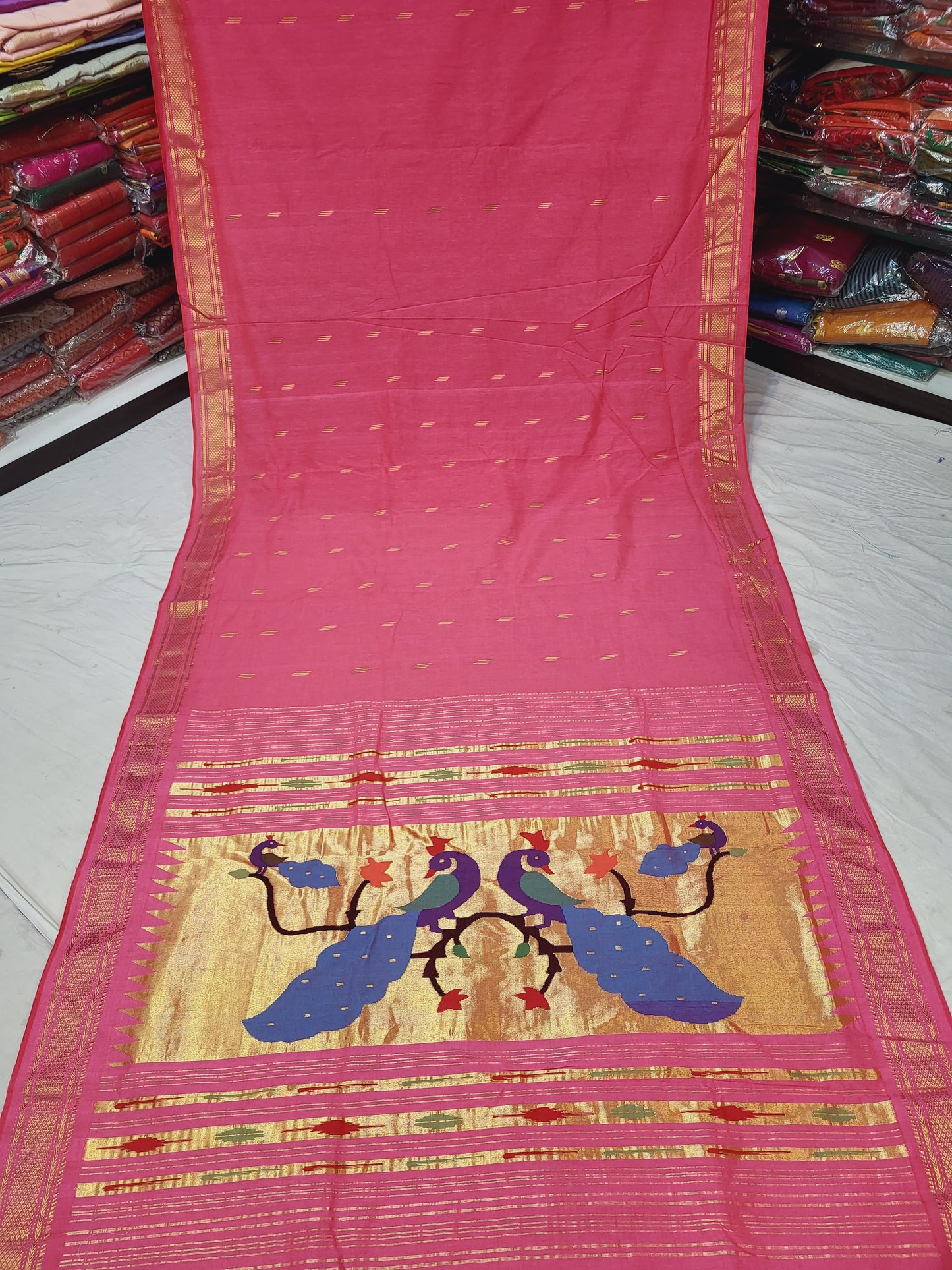 Gautami | Cotton Paithani Saree