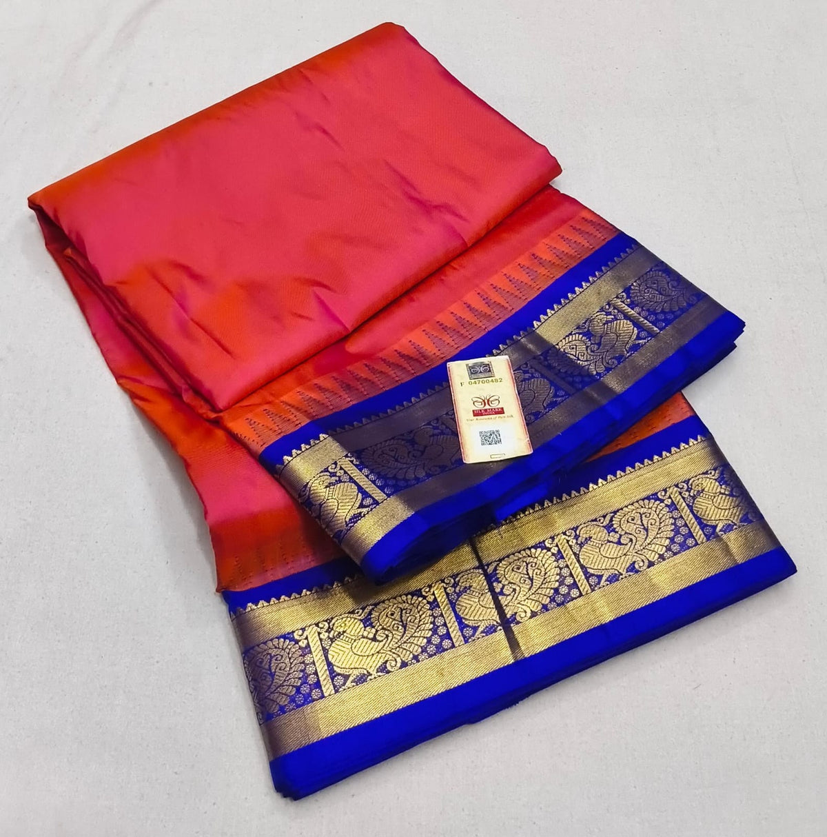 9 yards pure silk kanchipuram saree