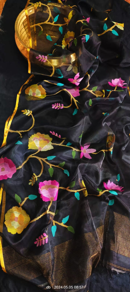 Zubera-muslin-jamdani | Muslin jamdani sarees