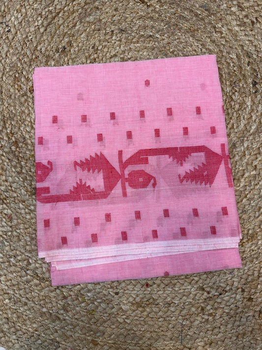 *Metirials*- 100 Count Cotton
 *Item Nam*- Authentic 100% Cotton
 Jamdani Neddle Work Blouse Piece 