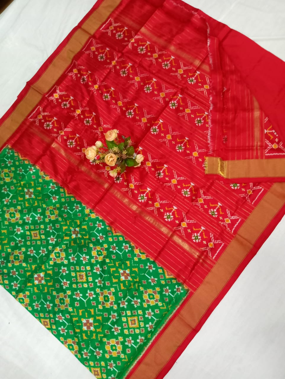 Iyusha | Pochampally Ikkat silk saree