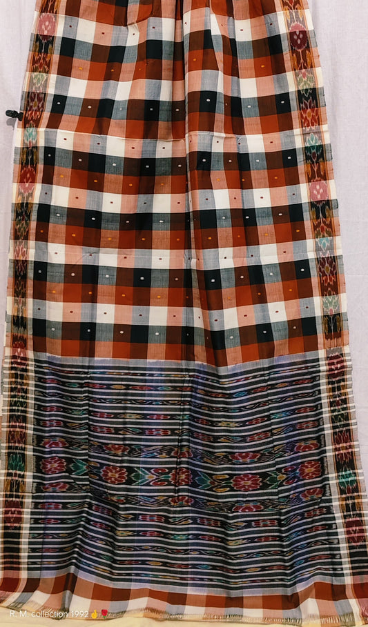 Samlavi | Sambalpuri Cotton Kotki Saree