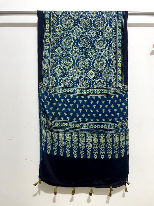 Asha | Ajrakh Stole