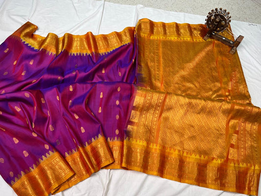 Hamunah | Gadwal Sarees in pure Silk